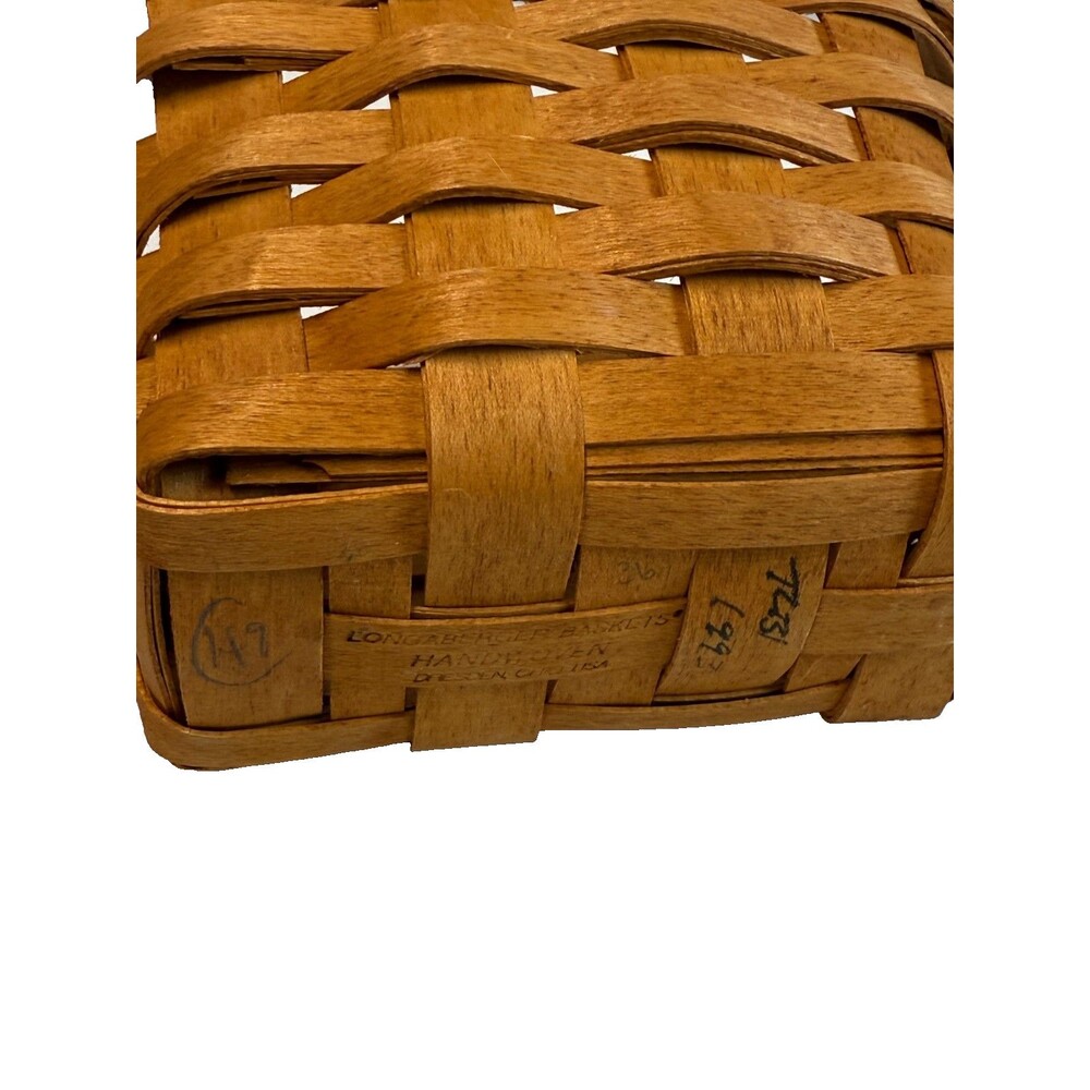 1993 Longaberger Ambrosia Basket Booking/Promo Basket 5.5"L x 4"W x 4"H - Picture 3 of 3
